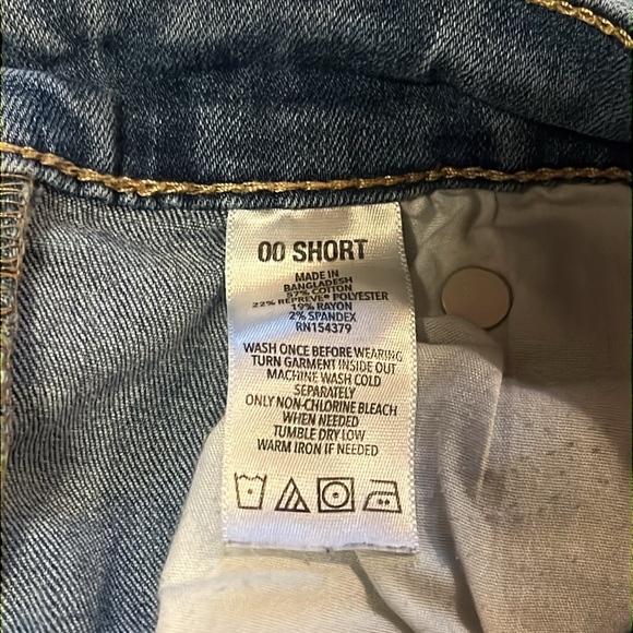 Aeropostale Juniors Super High Rise Jegging 00 Short - Picture 4 of 5